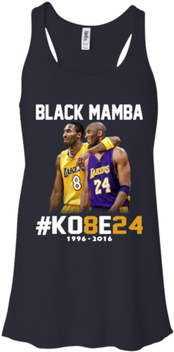 Kobe Bryant 24 Black Mamba Shirt Racerback Tank - Dogs Make Me Happy You Not So Much T Shirt (500x500), Png Download