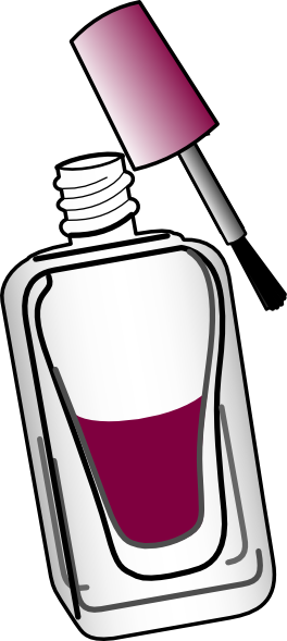 Nail Polish - Nail Varnish Clip Art (264x589), Png Download