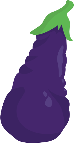 Purple Eggplant Emoji Png - Eggplant (618x618), Png Download