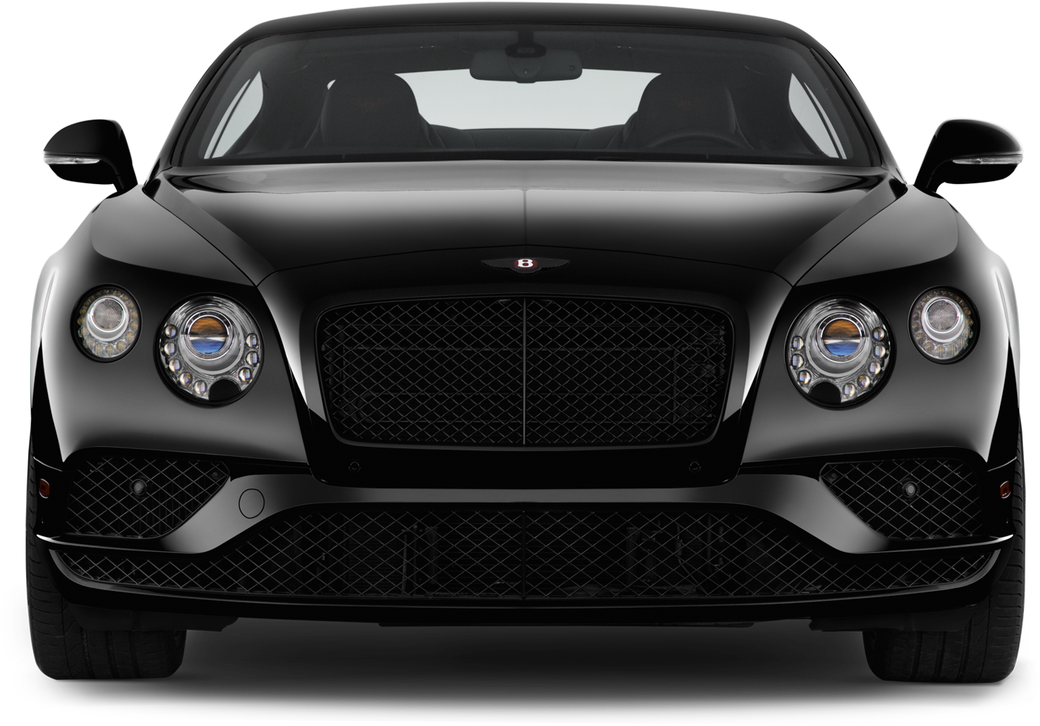 4 - - Bentley Continental Gt Front View Png (2048x1360), Png Download