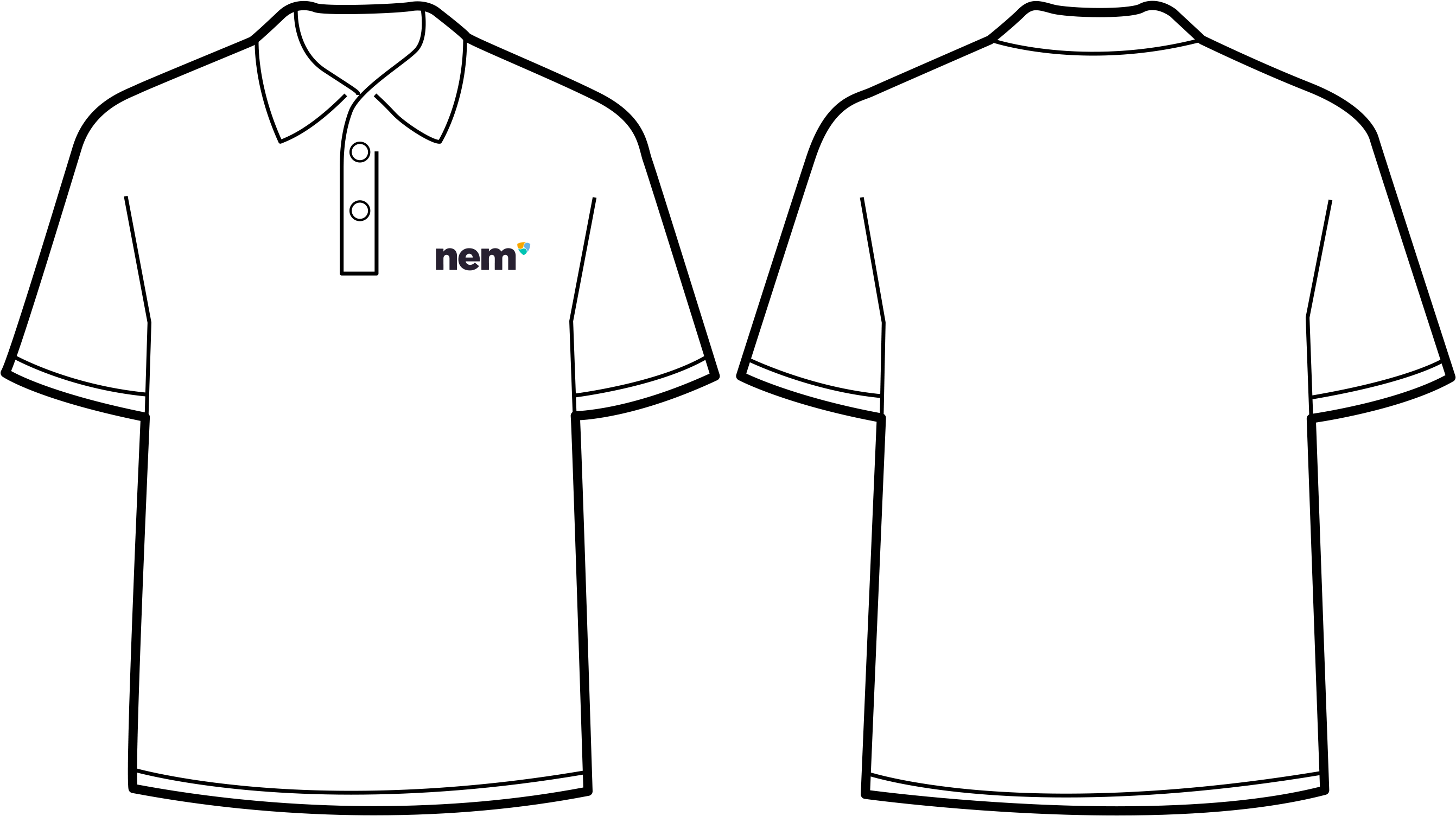 Black Polo Shirt Mockup