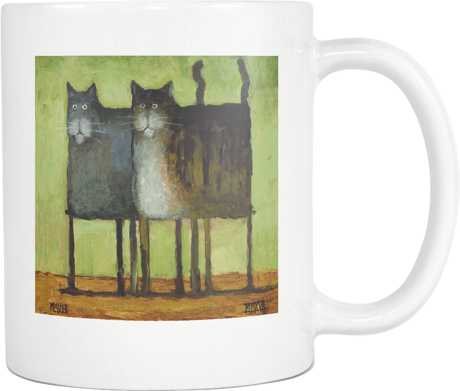 Double Trouble - Mug - Trademark Art Daniel Patrick Kessler 'double Trouble (1024x1024), Png Download
