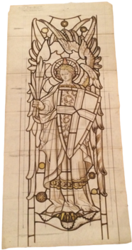 Shield Of Faith - Watercolor Painting (360x480), Png Download