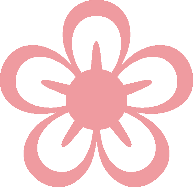 Flowerit 5 Pink - Pink Png (614x595), Png Download