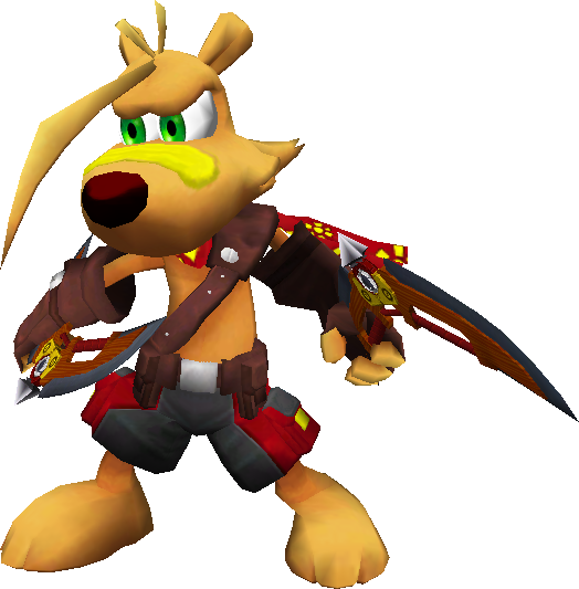 Ty The Tasmaninan Tiger - Ty The Tasmanian Tiger Png (524x533), Png Download