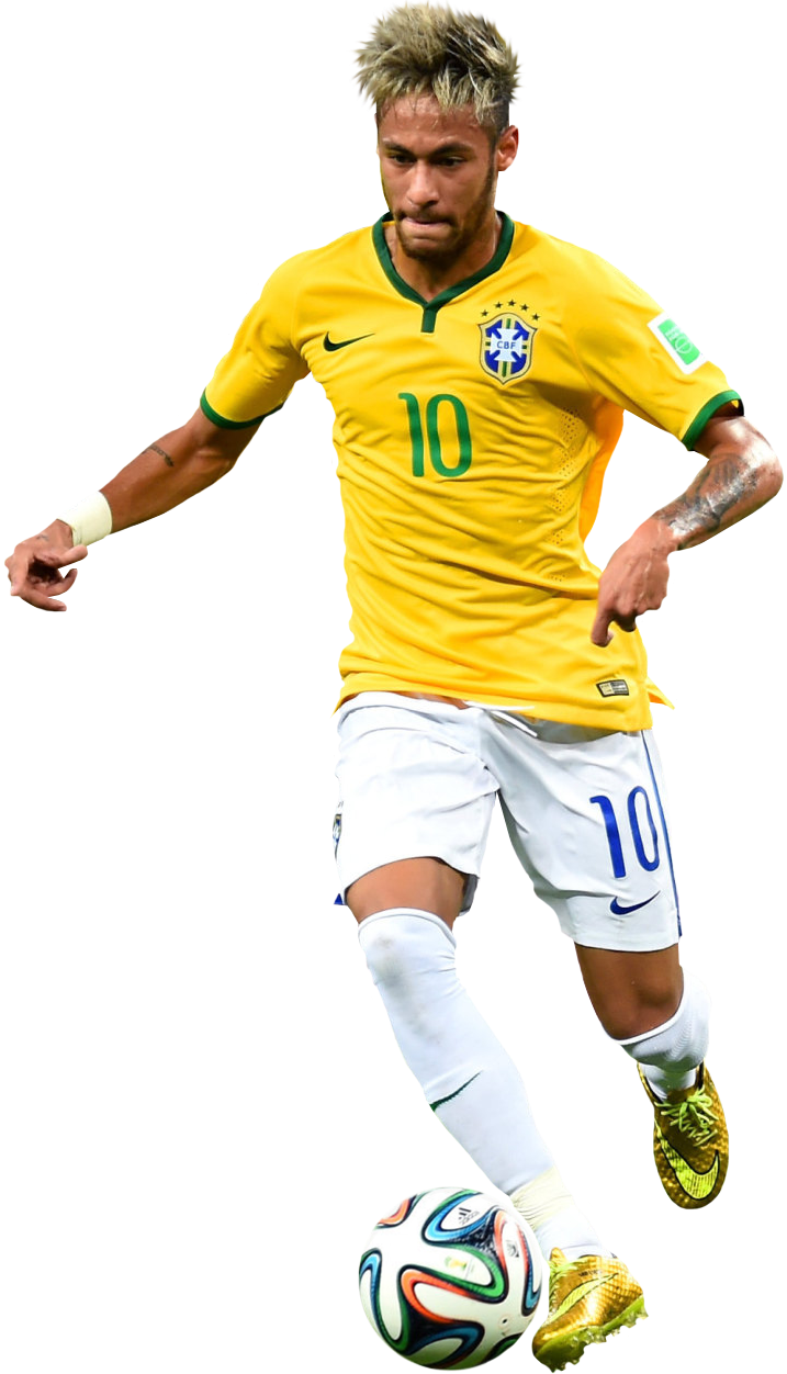 Football Player Neymar Png (717x1252), Png Download