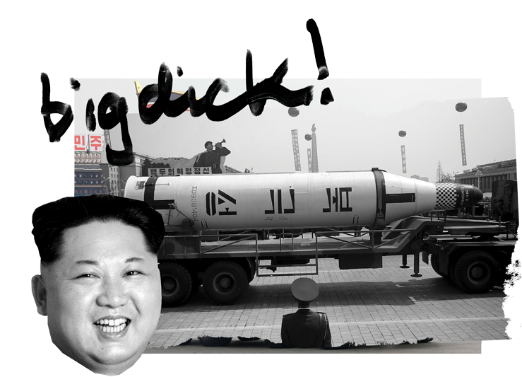 Kim Jong-un's Got An Arsenal Of Up To 60 Nuclear Warheads - Icbm Of North Korea (749x536), Png Download
