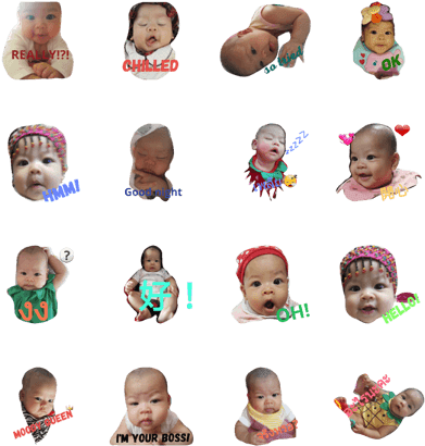 My Funny Baby Boss (420x448), Png Download