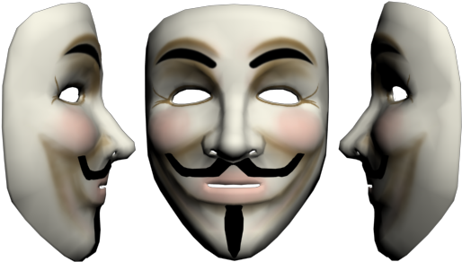Anonymous Mask Png Pic - Mask Anonymous Gta Sa (529x297), Png Download
