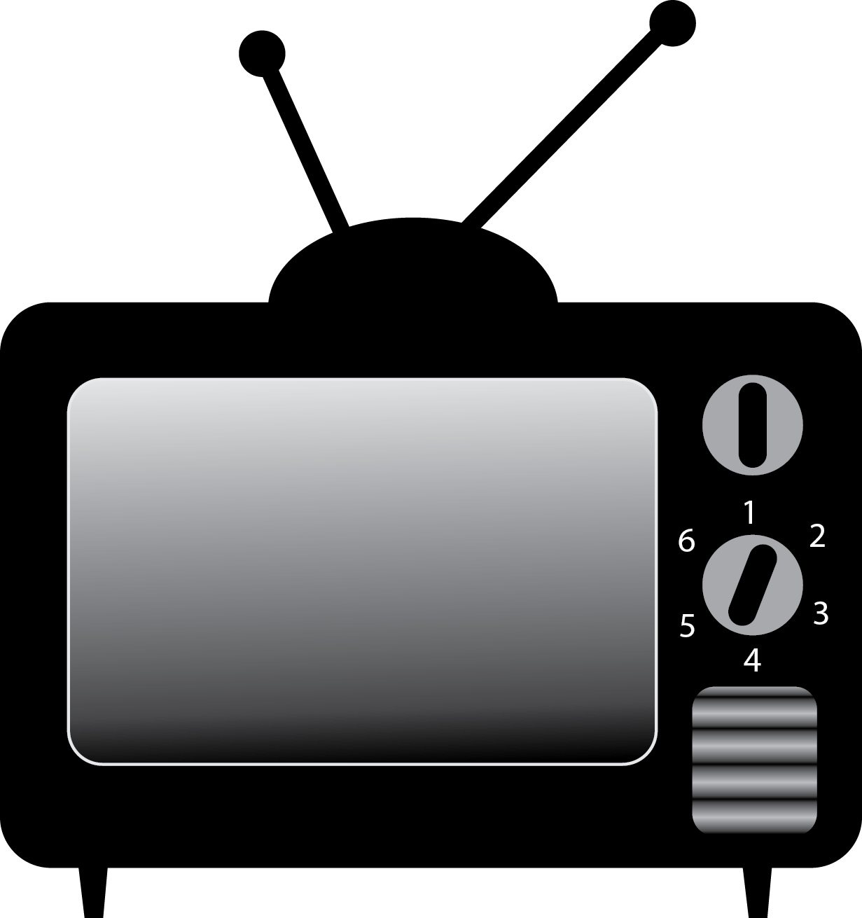 Old Time Tv - Old Timey Tv Png (1231x1311), Png Download