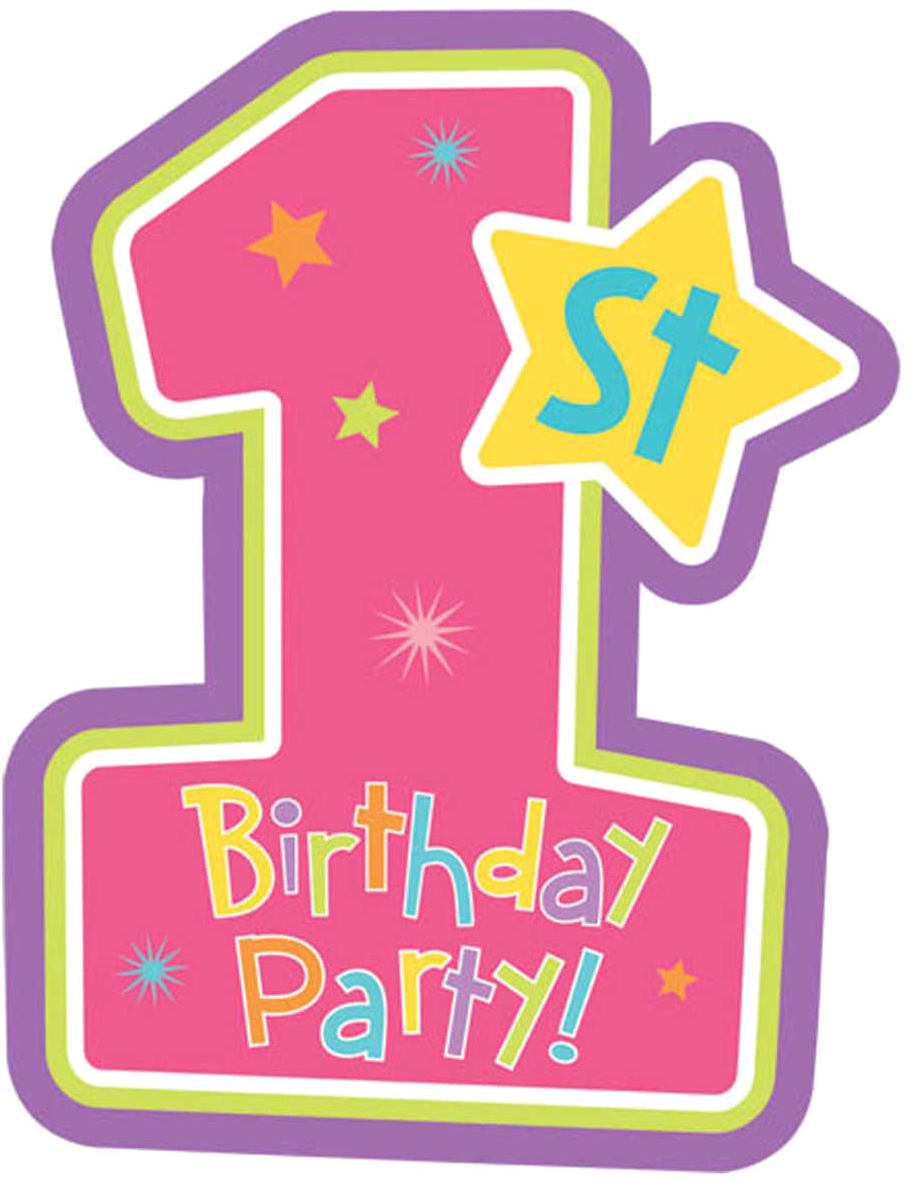1st Birthday Vector Png (1024x1024), Png Download