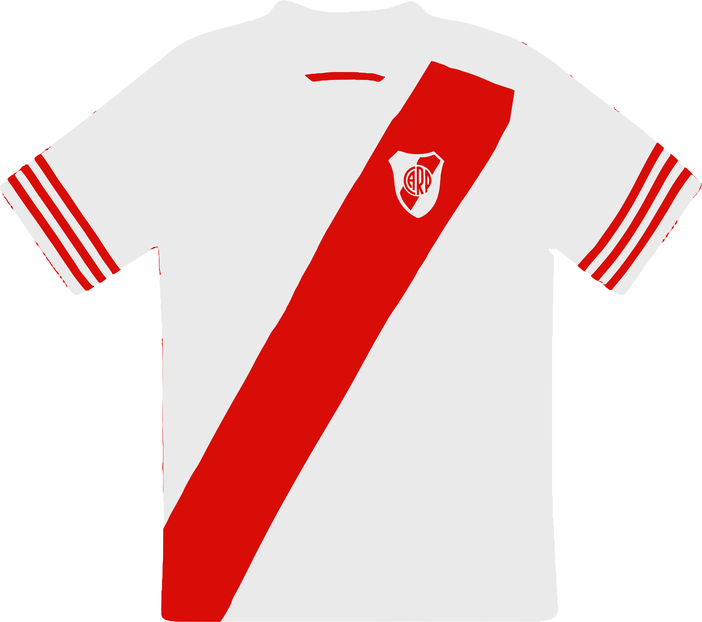 This Free Icons Png Design Of River Plate Camiseta (2318x2055), Png Download
