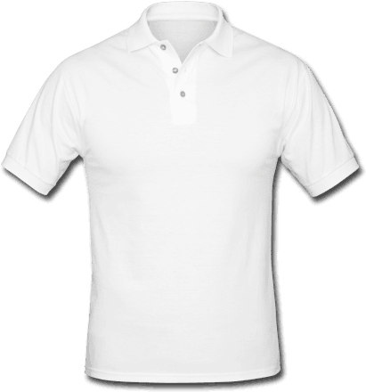 white collar t shirt png