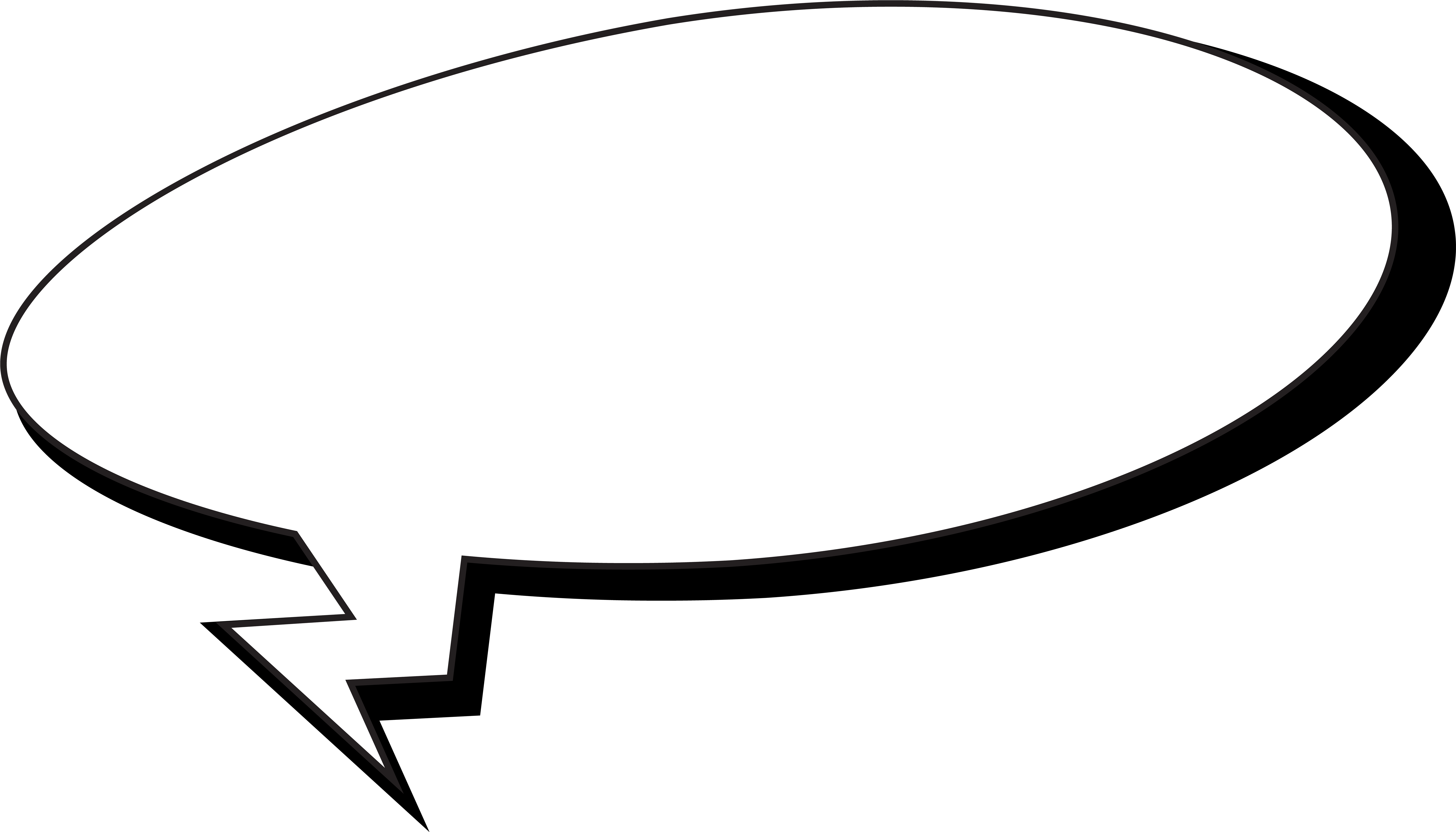 Speech Bubble Png Cute Download - Private Investigator (8000x4571), Png Download