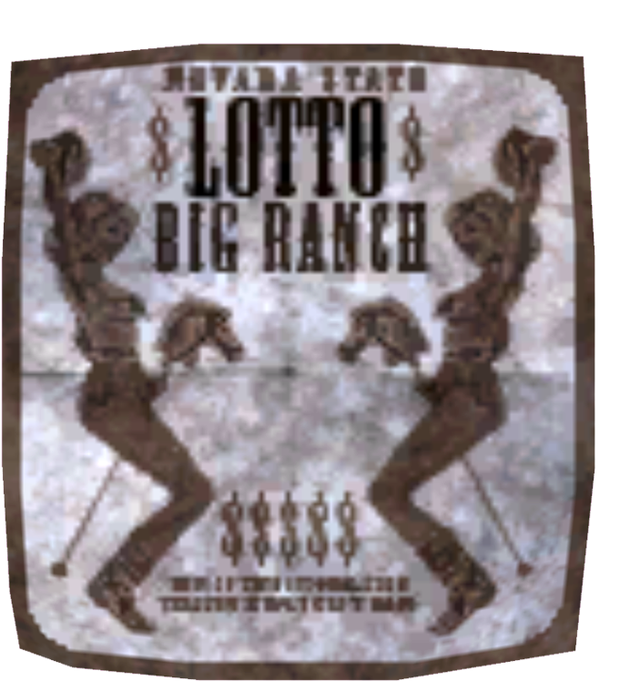 Lottery Ticket - Fallout New Vegas Lottery Ticket (759x800), Png Download