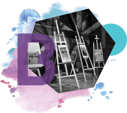 Exhibition And Lectures - Illustration (499x446), Png Download