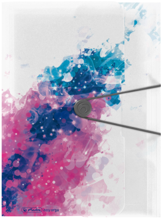 Wallet Folder A4 Pp Splash Pink - Caiete Spirala Herlitz (480x480), Png Download