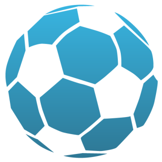 Soccerball Temporary Tattoo - Blue Soccer Ball Png (350x350), Png Download