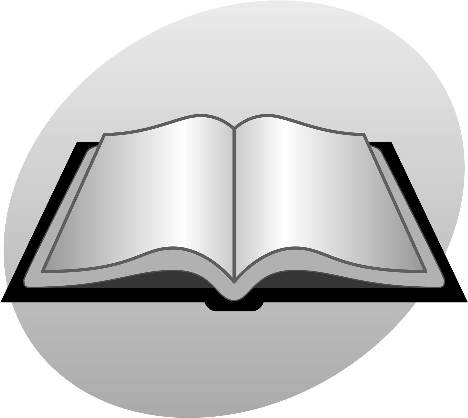 File P Literature Grey Wikimedia Commons - Open Notebook Logo (2000x1800), Png Download