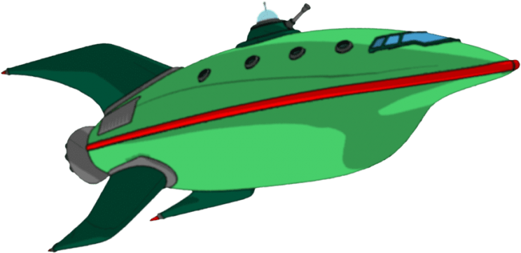 Free Png Futurama Ship Png Images Transparent - Futurama Ship (850x638), Png Download