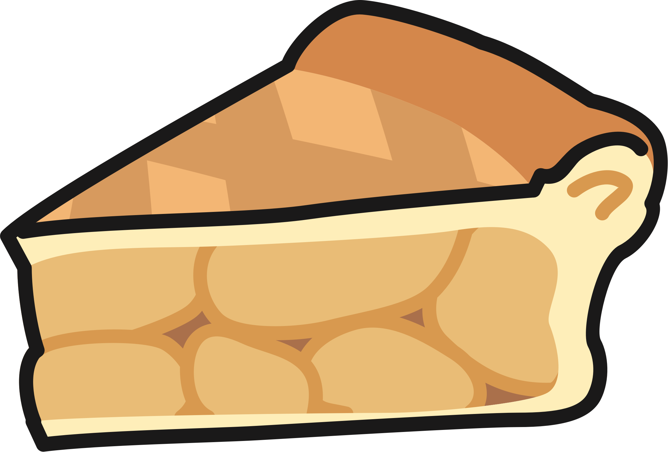 This Free Icons Png Design Of Slice Of Apple Pie (2300x1557), Png Download