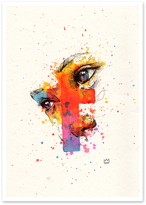 Dsorder - Marti Serra - Watercolor Painting (600x699), Png Download