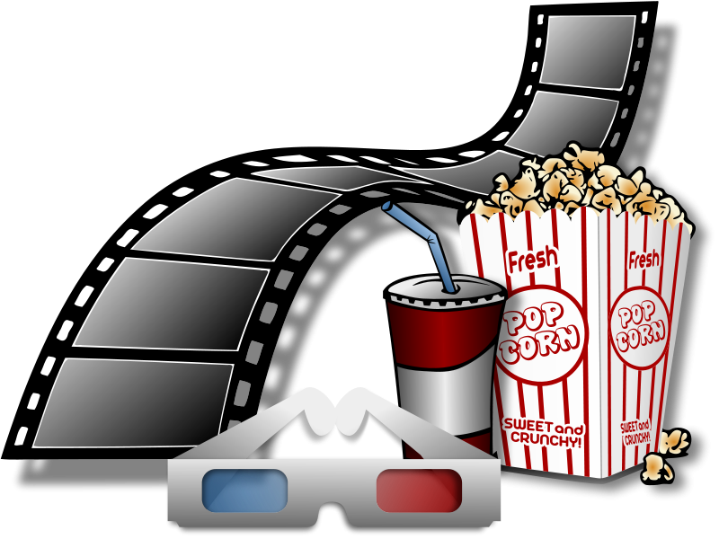 Movie-reel - Cinema Clipart (640x479), Png Download