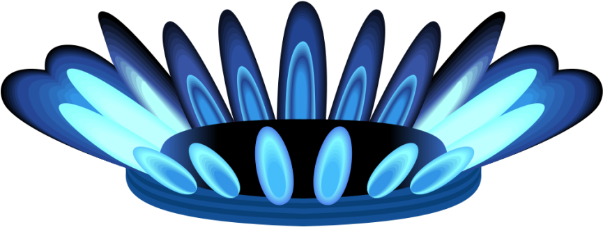 Blue Flame Png Background Image - Gas Flame Png (1024x1024), Png Download
