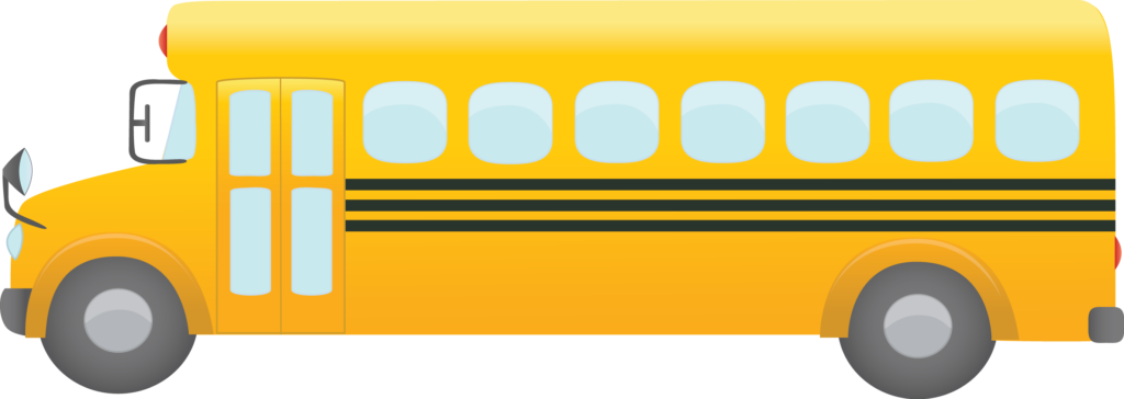 Image With School Bus Theme 5 Eps10 Vector Illustration - School Bus Png Clipart (1024x364), Png Download