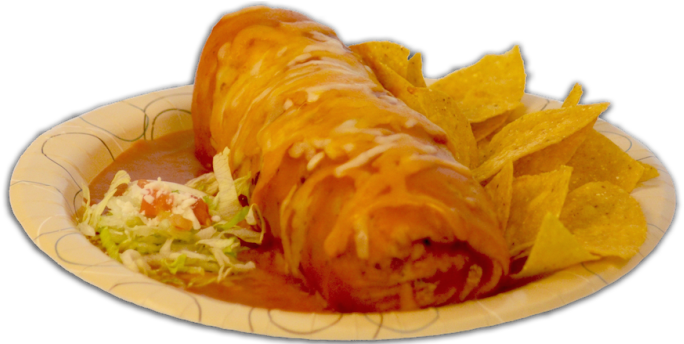 Wet Burrito - Chimichanga (940x343), Png Download