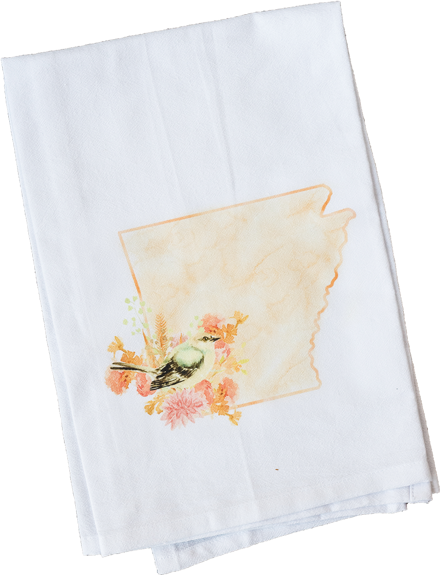 Floral Watercolor State - Linen (900x1174), Png Download