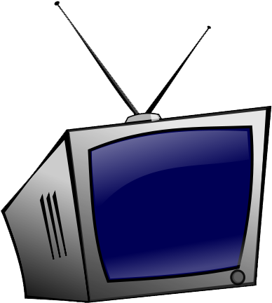 Old Television Clipart - Clip Art Of Television (640x480), Png Download