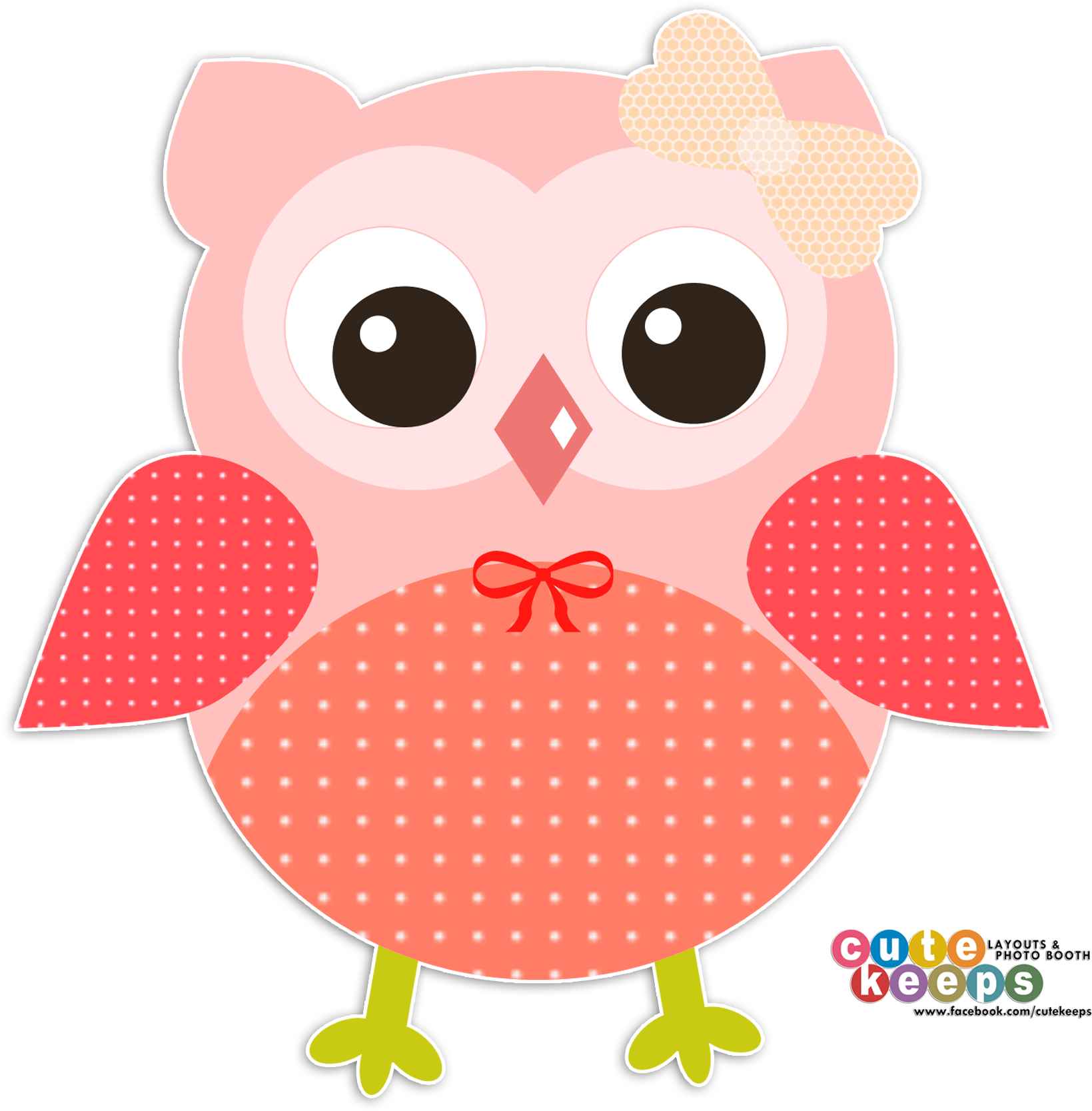 Cu Watercolor Halloween Clipart - Pink Owl Png (1800x1800), Png Download