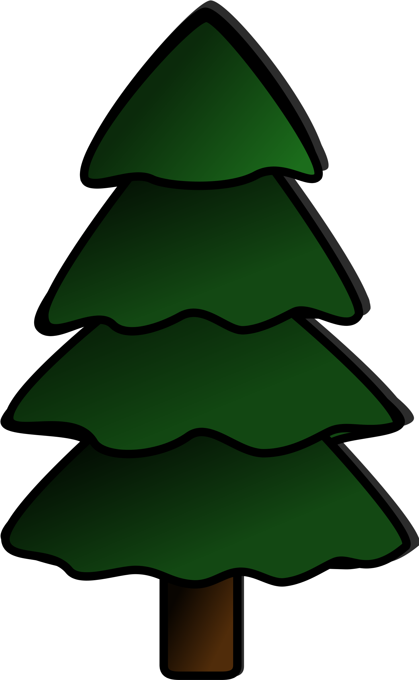 Pine - Tree - Clipart - Png - Pine Tree Clipart (1479x2400), Png Download