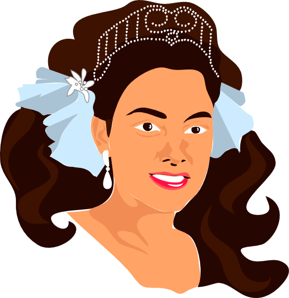 How To Set Use Princess Wearing Crown Icon Png (582x600), Png Download