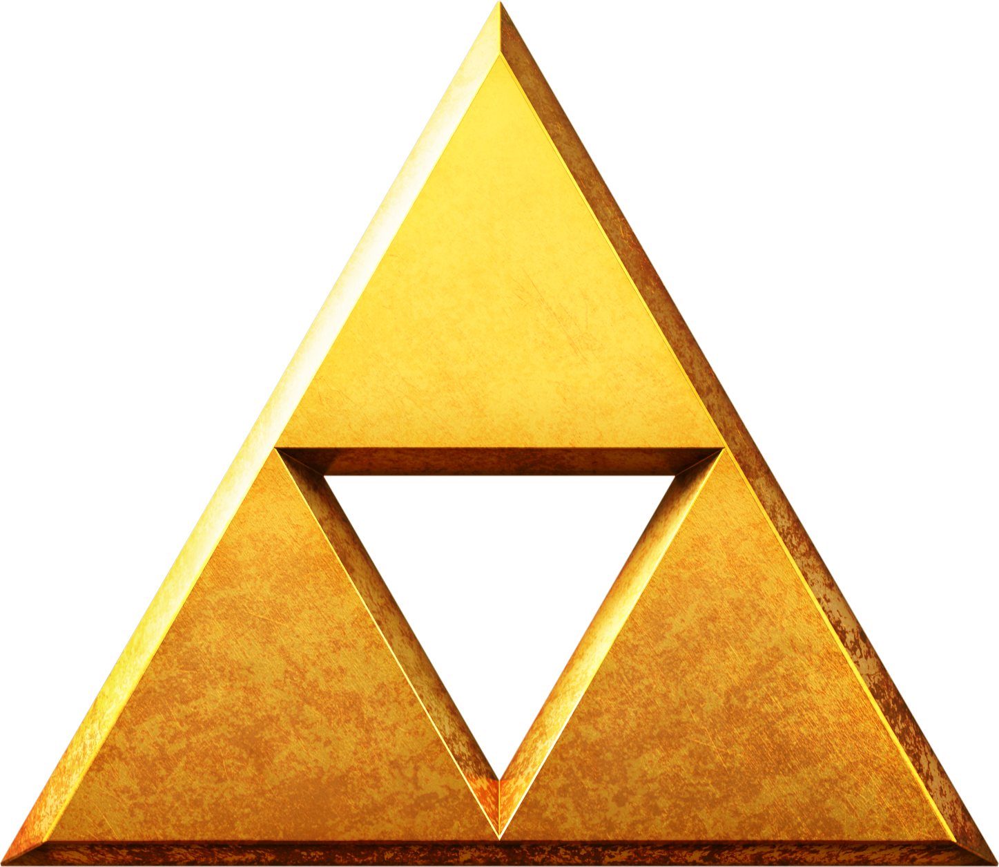 Albw Triforce - Legend Of Zelda Tri-force Deck Protectors (1447x1255), Png Download