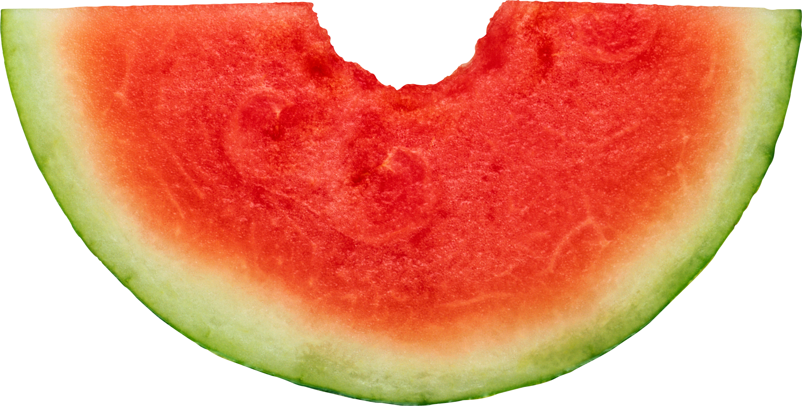 Watermelon Png Images - Watermelon Slice No Background (2686x1359), Png Download