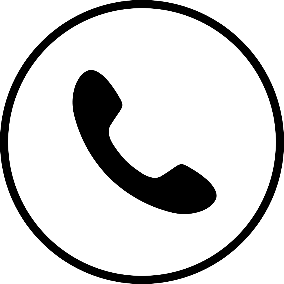 Png File - Round Phone Icon Png (980x980), Png Download