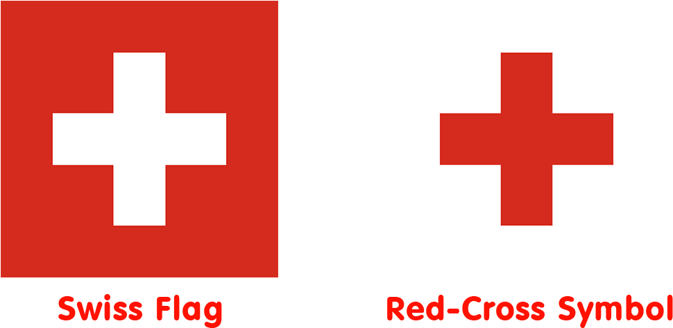 Free Red Cross Symbol, Download Free Clip Art, Free - Switzerland Flag Red Cross (1000x500), Png Download