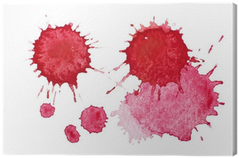 Abstract Painted Blots Watercolor Background On Paper - Macchie Acquerello Png (400x400), Png Download