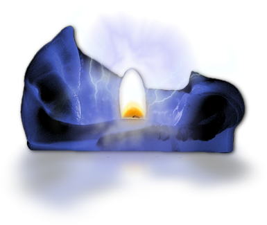 Candle-030 - Flame (385x325), Png Download