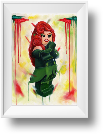 Poison Ivy Print - Poison Ivy (480x480), Png Download