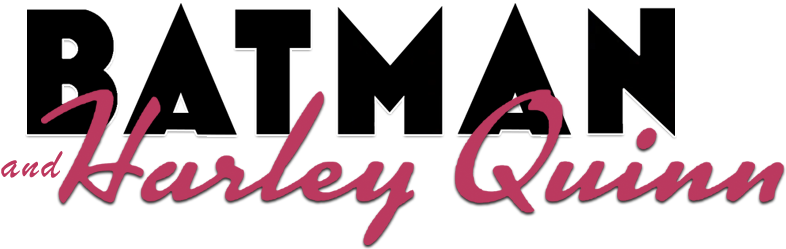 Batman And Harley Quinn 5995d3682e18d - Graphic Design (800x310), Png Download