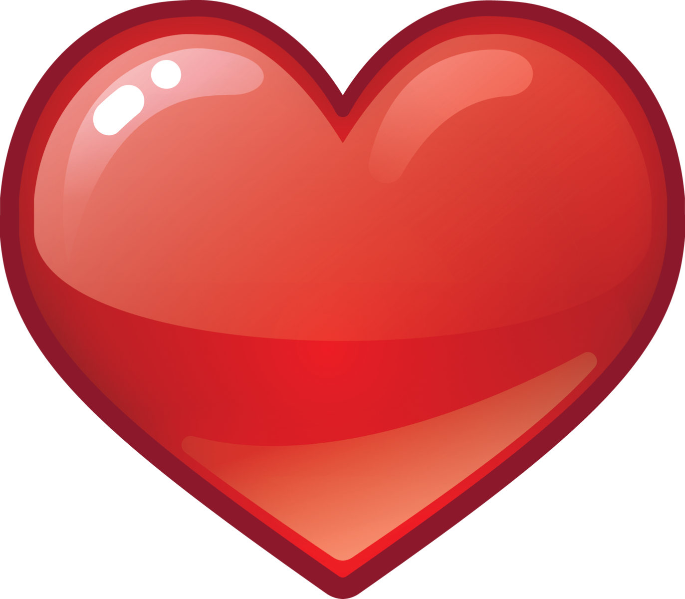 Heart - Heart Emoji Png (1373x1200), Png Download