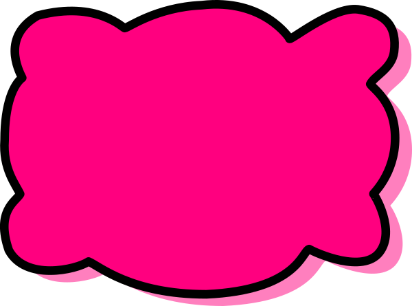 Pink Speech Bubble Png Clipart Stock - Clip Art (600x445), Png Download