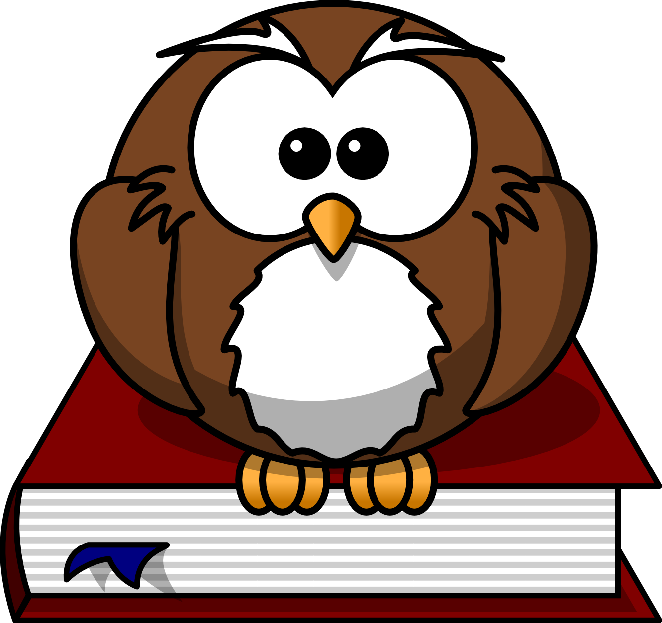 Owl Cartoon Png - Cartoon Owl Shower Curtain (1331x1254), Png Download