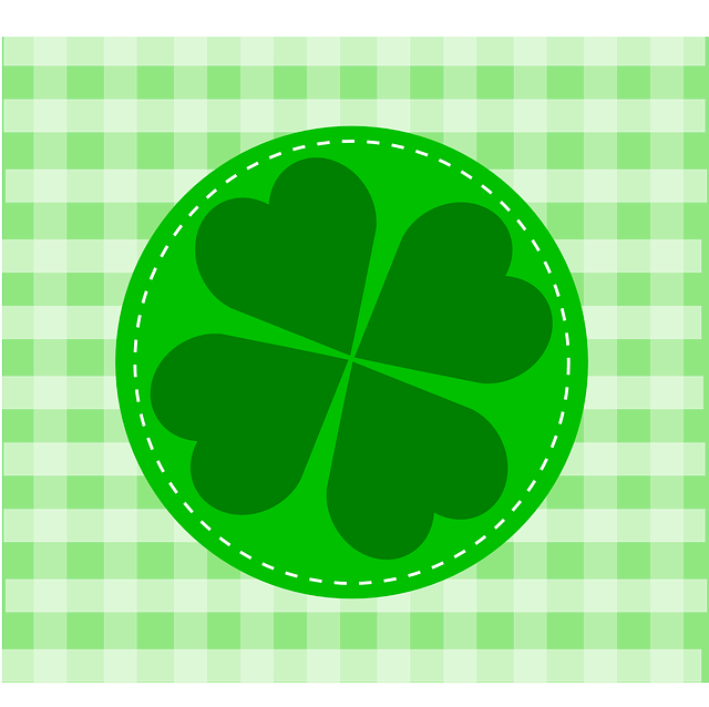 Texture Shamrock, March, Luck, Day, Background, Clover, - Four-leaf Clover (640x638), Png Download