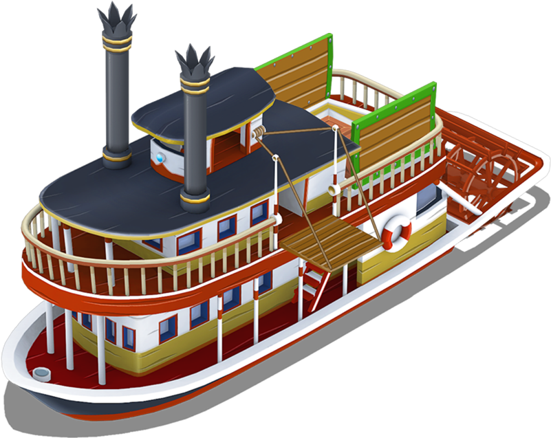 Riverboat - Boat Hay Day (800x800), Png Download