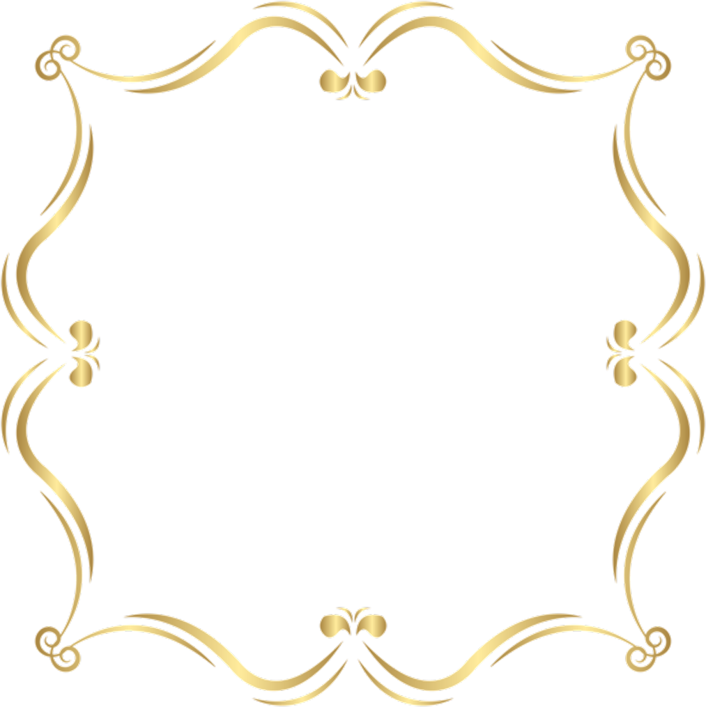 Background Clipart, Page Borders, Hobbies And Crafts, - Clipart Gold Border Elegant Gold Frames (599x600), Png Download