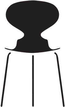 Ant Chair Pictogram - Fritz Hansen Ant Chair 3 Leg (420x420), Png Download